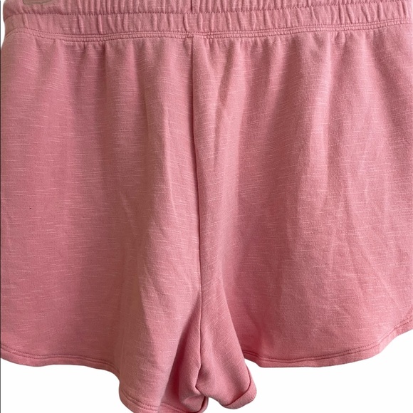 Fabletics elastic waist drawstring shorts size Large pink. - Picture 6 of 7